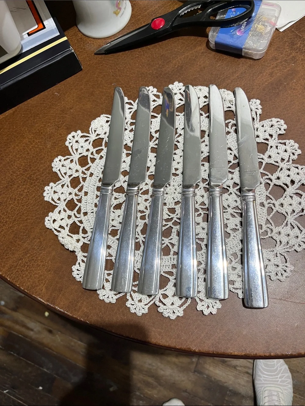 Dinner knives Reed and Barton Regent stainless steel